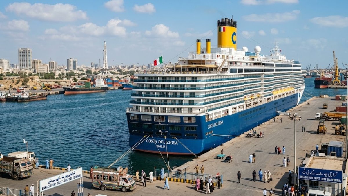 Italian Cruise Ship Pakistan: Explore Karachi by Sea Italian Cruise Ship Pakistan